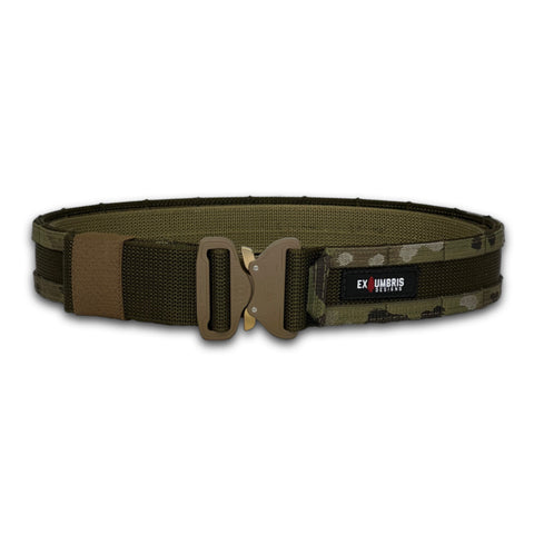 2” Assault Belt - MultiCam/Military Green w/Brown Buckle