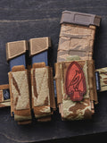 Ex Umbris Design Leather Velcro Patch (Multiple Colors)