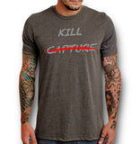 "KILL CAPTURE" TEE (HEATHER METAL)
