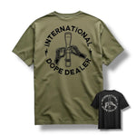 "DOPE DEALER" TEE (BLACK / MIL GREEN)