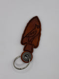 Ex Umbris Leather Keychain