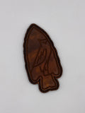 Ex Umbris Design Leather Velcro Patch