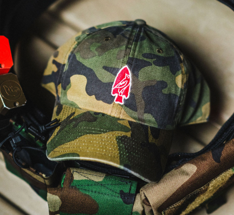 M81 47 Cleanup Hat (Red and Subdued Logos)