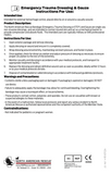 6” Emergency Trauma Dressing (ETD) | Compact Pressure Bandage for Bleeding Control