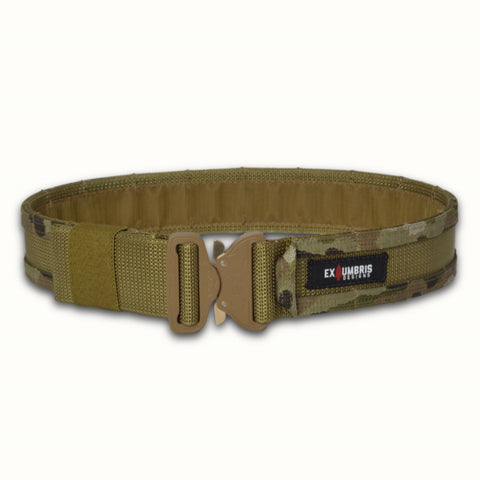 2" Assault Belt - MultiCam/Desert Tan w/Brown Buckle