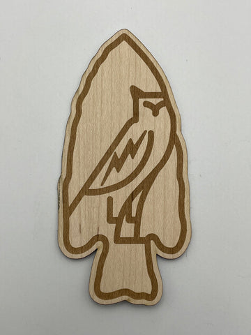 4" Wooden Sticker