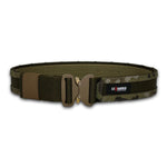 2” Assault Belt - MultiCam/Military Green w/Brown Buckle